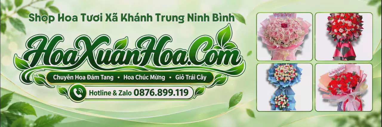 Ảnh bìa Shop Bán Hoa Tươi Tại Xã Khánh Trung Ninh Bình - Đặt Hoa Online Giao Tận Nhà