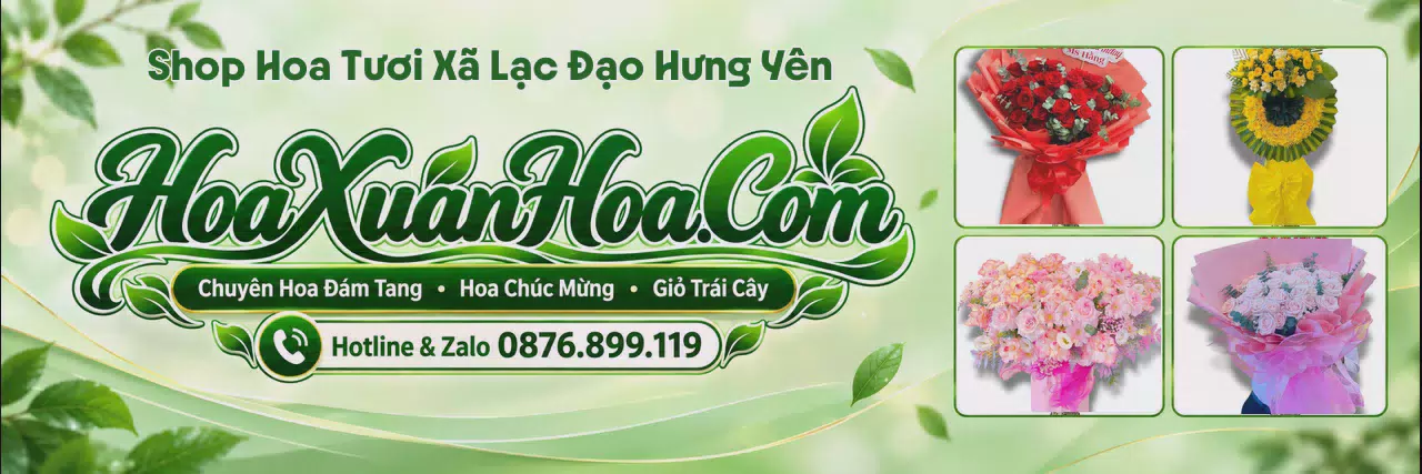Ảnh bìa Tiệm Hoa Tươi Tại Xã Lạc Đạo Hưng Yên - Tiệm Hoa Giao Hoa Tận Nhà