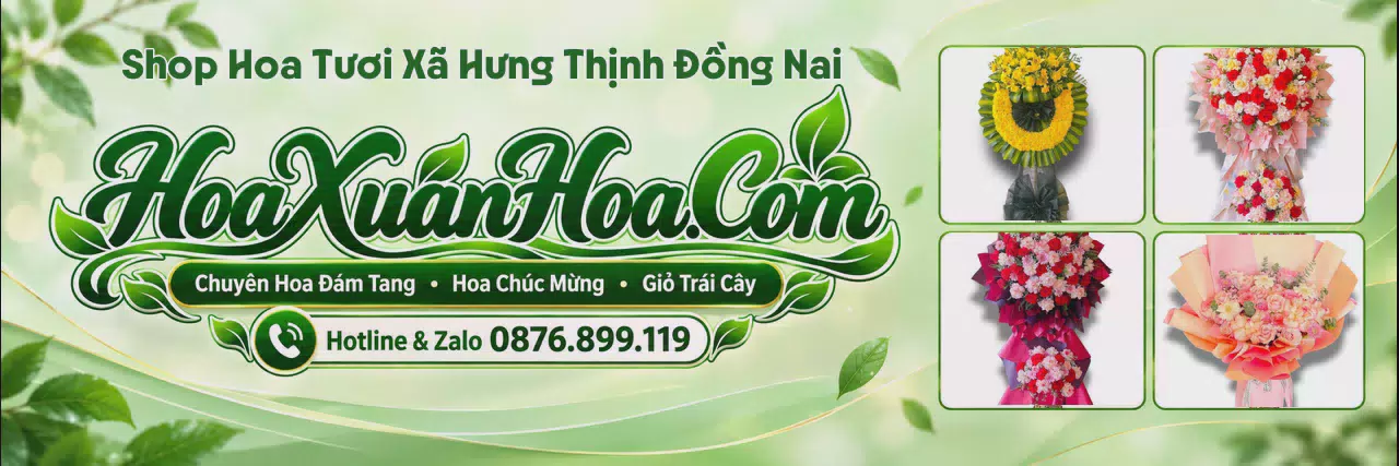 Ảnh bìa Đặt Hoa Tươi Tại Xã Hưng Thịnh Đồng Nai - Đặt Hoa Online Tiện Lợi