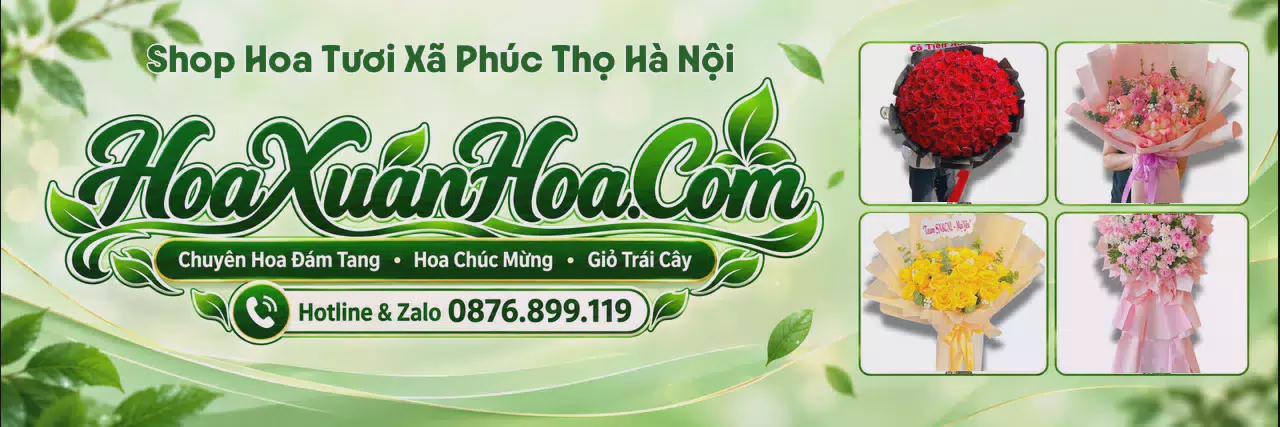 Ảnh bìa Shop Hoa Tươi Tại Xã Phúc Thọ Hà Nội - Tiệm Hoa Tươi Gần Đây
