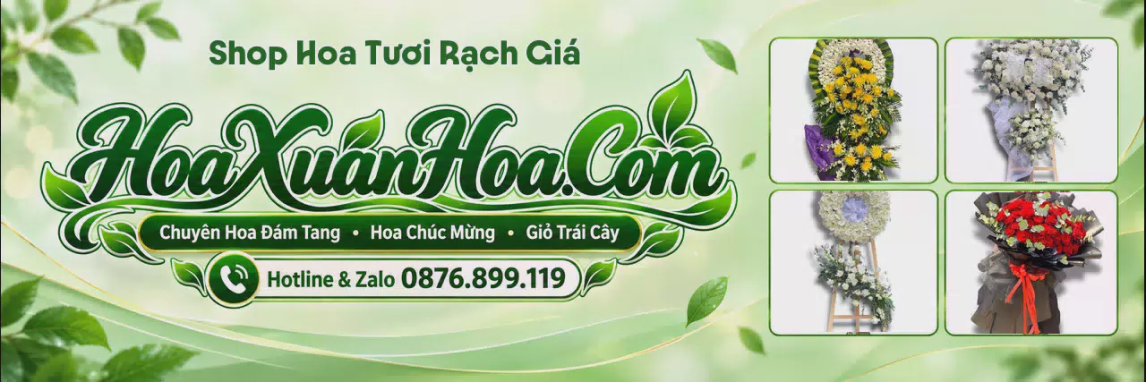 Ảnh bìa Đặt Hoa Tươi Tại Rạch Giá - Dịch Vụ Hoa Tươi Giao Nhanh