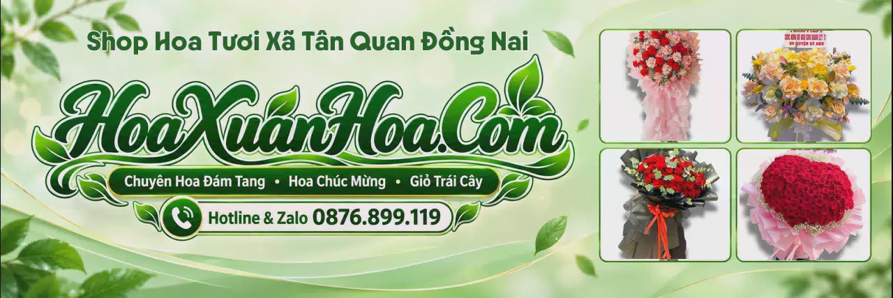 Ảnh bìa Shop Hoa Tươi Tại Xã Tân Quan Đồng Nai - Tiệm Hoa Tươi Giao Nhanh