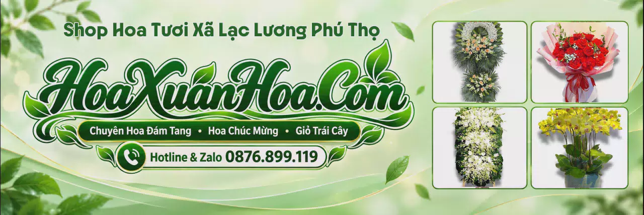 Ảnh bìa Shop Hoa Tươi Tại Xã Lạc Lương Phú Thọ - Đặt Hoa Online Giao Nhanh