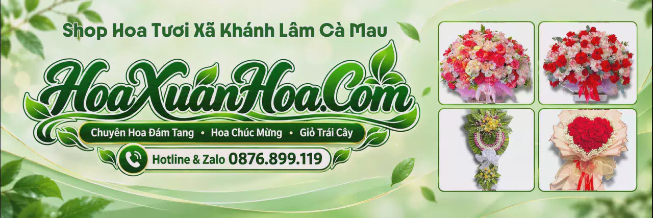 Ảnh bìa Tiệm Hoa Tươi Tại Xã Khánh Lâm Cà Mau - Dịch Vụ Hoa Tươi Giao Nhanh