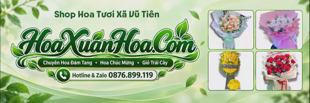 Ảnh bìa Tiệm Hoa Tươi Tại Xã Vũ Tiên - Đặt Hoa Online Tiện Lợi