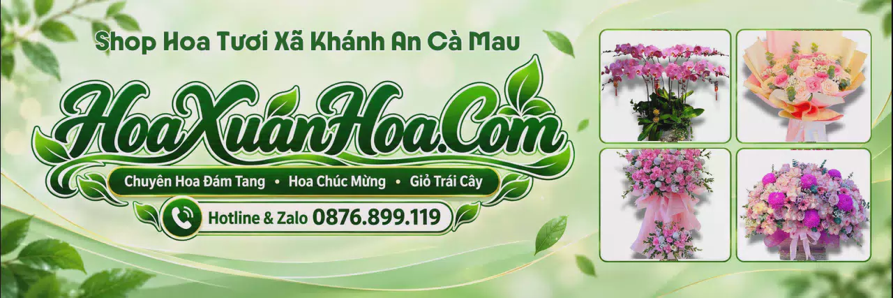 Ảnh bìa Tiệm Hoa Tươi Tại Xã Khánh An Cà Mau - Shop Hoa Online Uy Tín