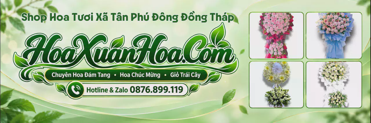 Ảnh bìa Cửa Hàng Hoa Tươi Tại Xã Tân Phú Đông Đồng Tháp - Shop Hoa Nhận Đơn Online