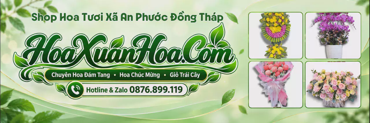 Ảnh bìa Tiệm Hoa Tươi Tại Xã An Phước Đồng Tháp - Đặt Hoa Online Tiện Lợi
