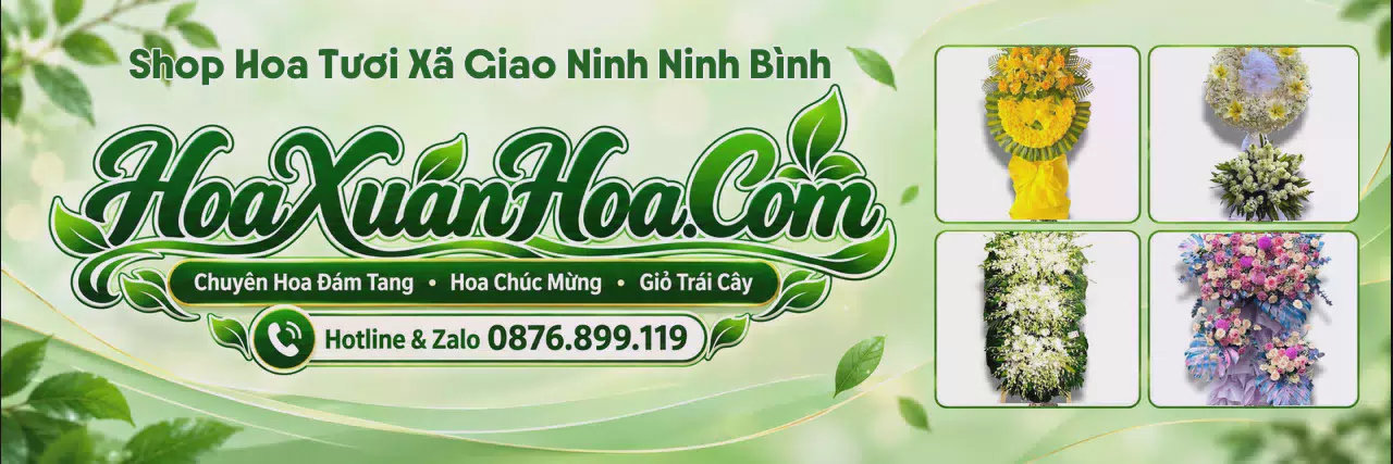 Ảnh bìa Tiệm Hoa Tươi Tại Xã Giao Ninh Ninh Bình - Đặt Hoa Online Tiện Lợi