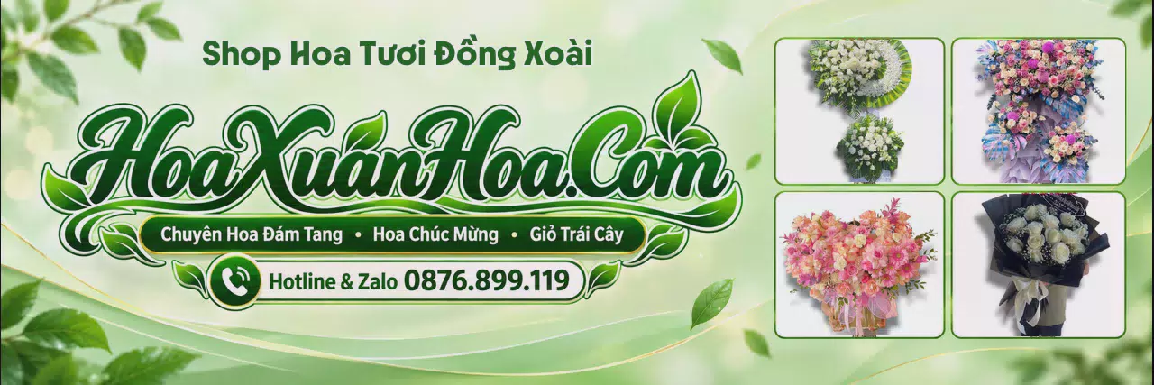 Ảnh bìa Tiệm Hoa Tươi Tại Đồng Xoài - Dịch Vụ Đặt Hoa Trực Tuyến