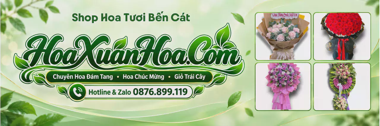 Ảnh bìa Tiệm Hoa Tươi Tại Bến Cát - Giao Hoa Tận Nơi