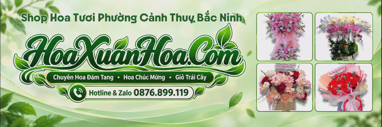Ảnh bìa Đặt Hoa Tươi Tại Phường Cảnh Thuỵ Bắc Ninh - Dịch Vụ Đặt Hoa Trực Tuyến