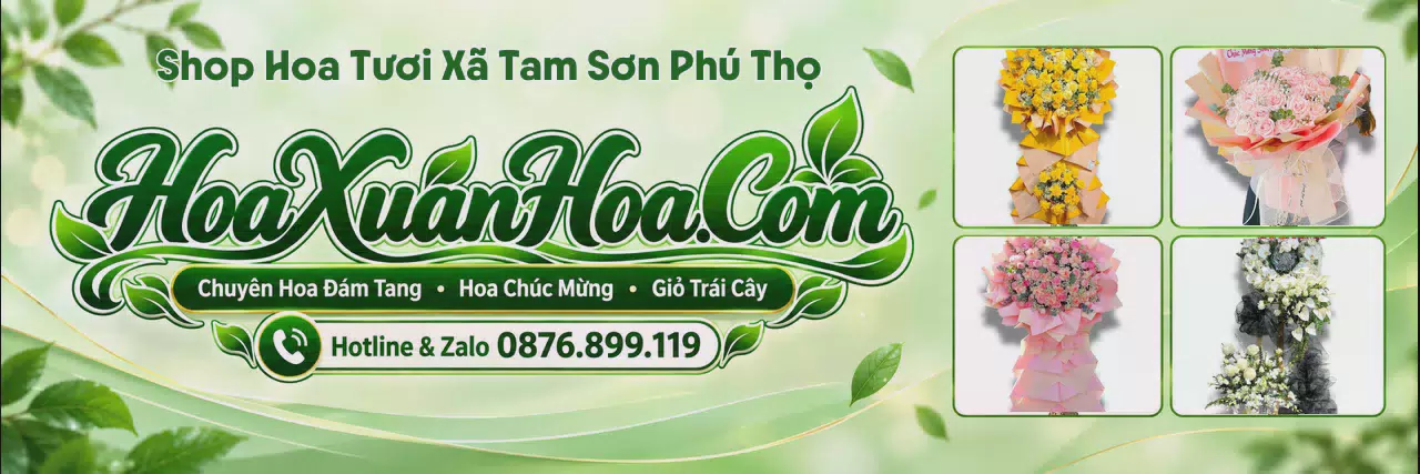 Ảnh bìa Tiệm Hoa Tươi Tại Xã Tam Sơn Phú Thọ - Tiệm Hoa Tươi Giao Nhanh