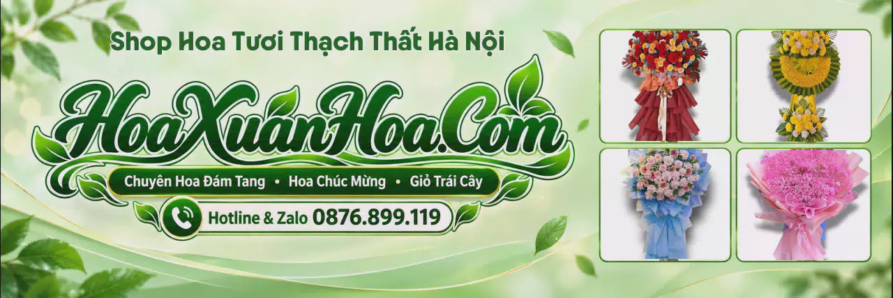 Ảnh bìa Cửa Hàng Bán Hoa Tươi Tại Thạch Thất Hà Nội - Shop Hoa Giao Tận Nhà
