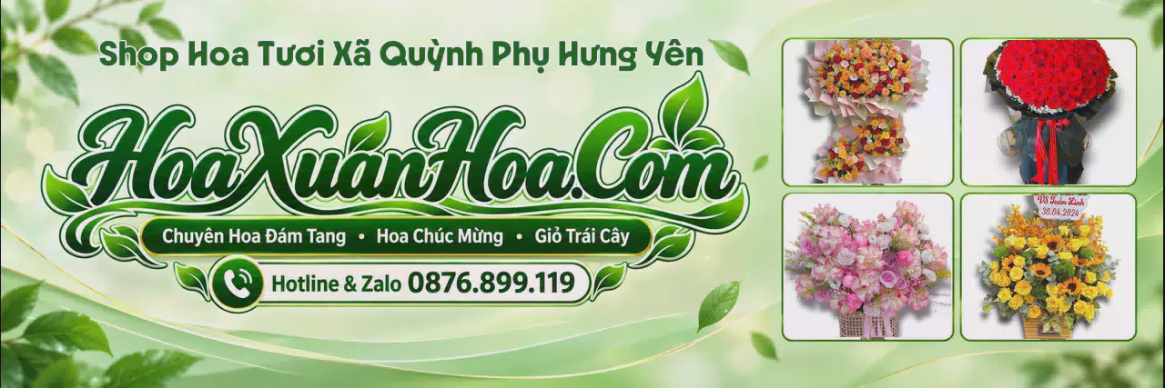Ảnh bìa Tiệm Hoa Tươi Tại Xã Quỳnh Phụ Hưng Yên - Giao Hoa Nhanh Chóng