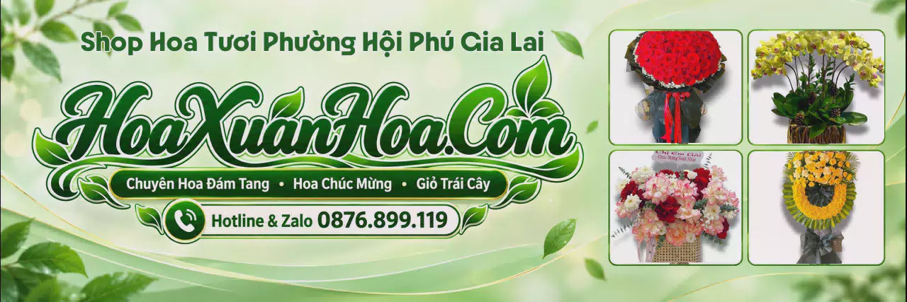 Ảnh bìa Cửa Hàng Hoa Tươi Tại Phường Hội Phú Gia Lai - Giao Hoa Nhanh Trong 2 Giờ
