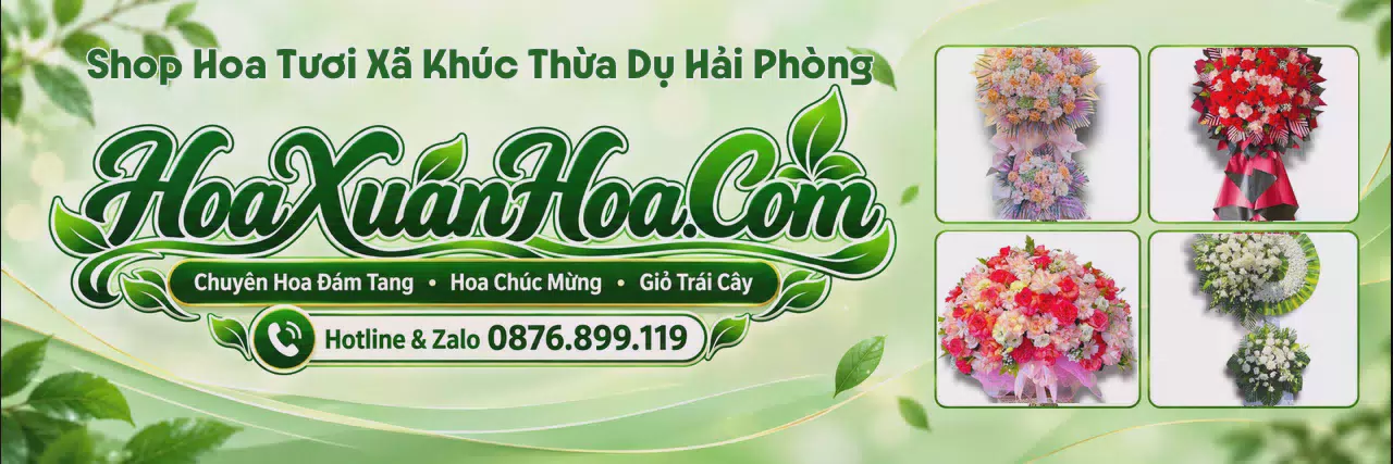 Ảnh bìa Cửa Hàng Bán Hoa Tươi Tại Xã Khúc Thừa Dụ Hải Phòng - Đặt Hoa Nhanh Trong Ngày