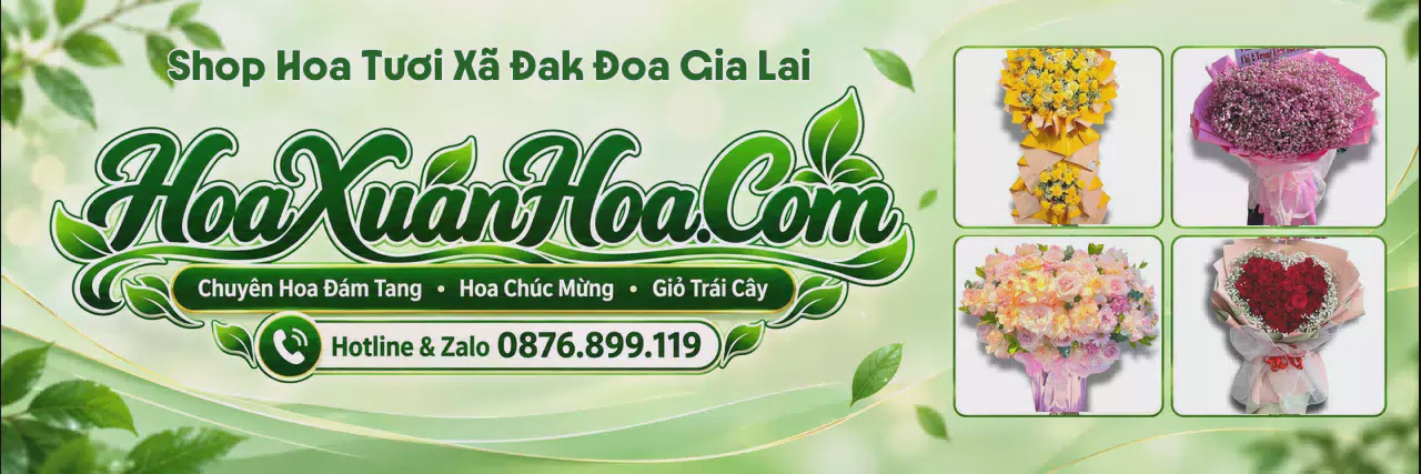 Ảnh bìa Shop Bán Hoa Tươi Tại Xã Đak Đoa Gia Lai - Dịch Vụ Hoa Tươi Tận Nơi
