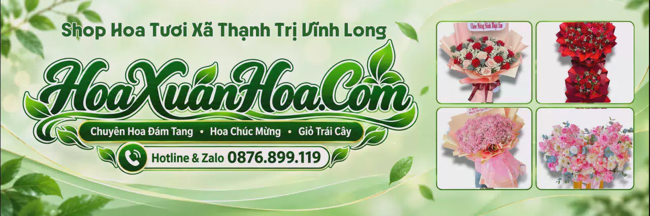 Ảnh bìa Shop Bán Hoa Tươi Tại Xã Thạnh Trị Vĩnh Long - Đặt Hoa Online Giao Nhanh