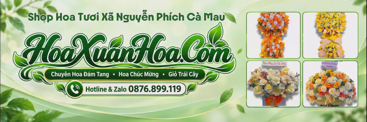 Ảnh bìa Shop Hoa Tươi Tại Xã Nguyễn Phích Cà Mau - Tiệm Hoa Nhận Giao Tận Nơi