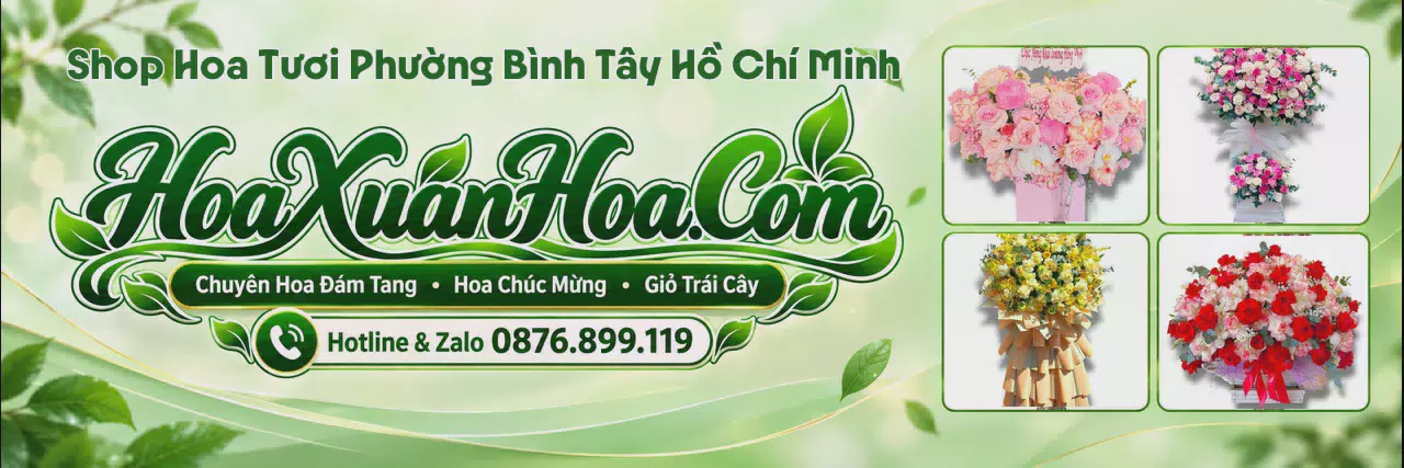 Ảnh bìa Shop Hoa Tươi Tại Phường Bình Tây Hồ Chí Minh - Đặt Hoa Online Tiện Lợi