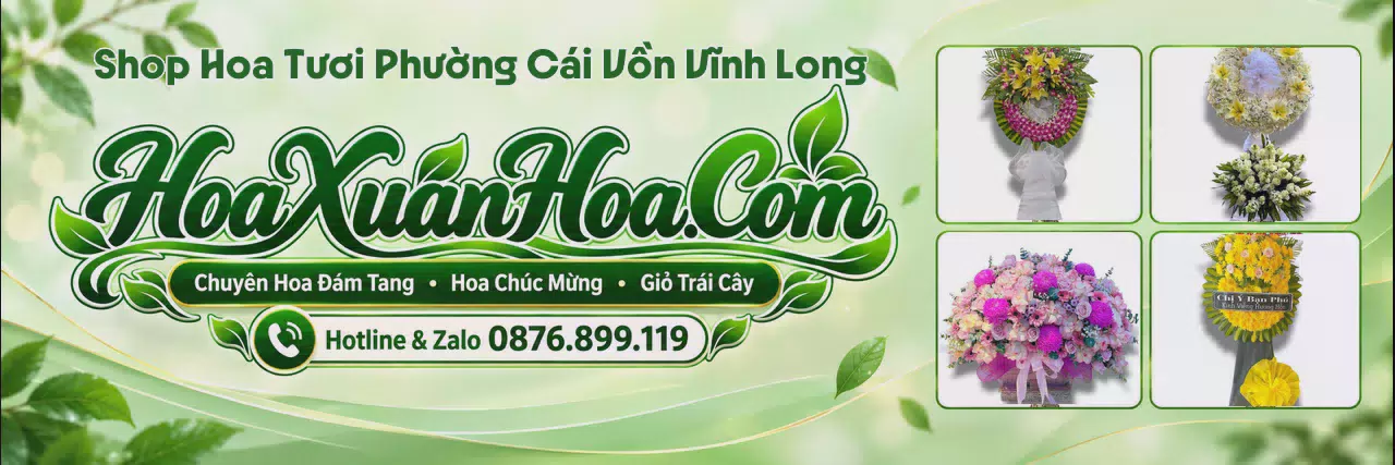 Ảnh bìa Tiệm Hoa Tươi Tại Phường Cái Vồn Vĩnh Long - Đặt Hoa Tươi Nhanh Chóng
