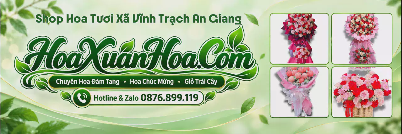 Ảnh bìa Đặt Hoa Tươi Tại Xã Vĩnh Trạch An Giang - Shop Hoa Giao Tận Nhà