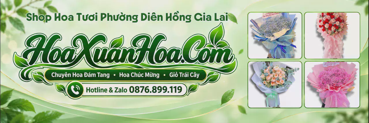 Ảnh bìa Shop Hoa Tươi Tại Phường Diên Hồng Gia Lai - Dịch Vụ Hoa Tươi Giao Nhanh