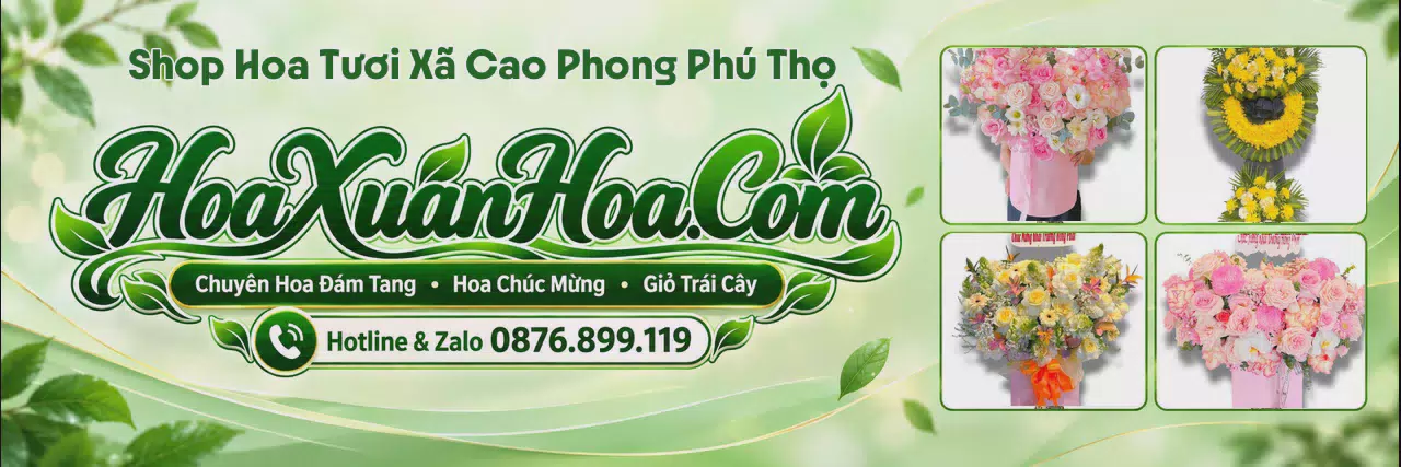 Ảnh bìa Shop Hoa Tươi Tại Xã Cao Phong Phú Thọ - Dịch Vụ Hoa Tươi Tận Nơi