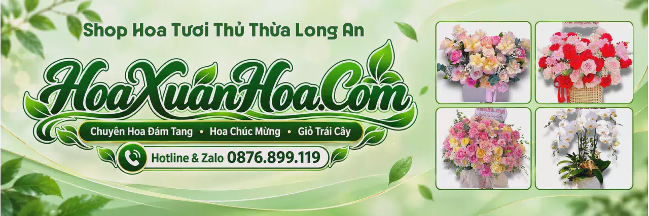 Ảnh bìa Tiệm Hoa Tươi Tại Thủ Thừa Long An - Đặt Hoa Tươi Online