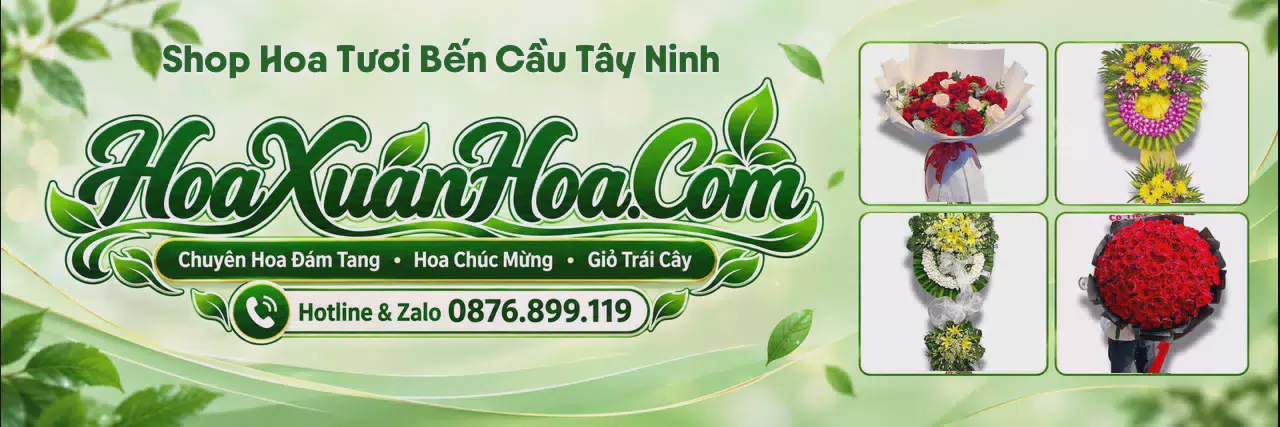 Ảnh bìa Tiệm Hoa Tươi Tại Bến Cầu Tây Ninh - Dịch Vụ Hoa Tươi Giao Nhanh