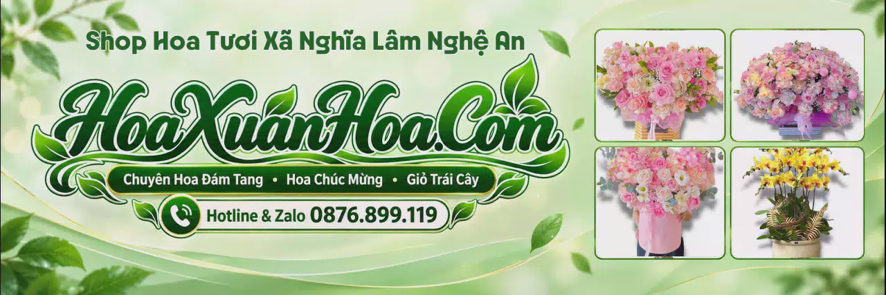 Ảnh bìa Cửa Hàng Bán Hoa Tươi Tại Xã Nghĩa Lâm Nghệ An - Shop Hoa Tươi Giao Trong Ngày
