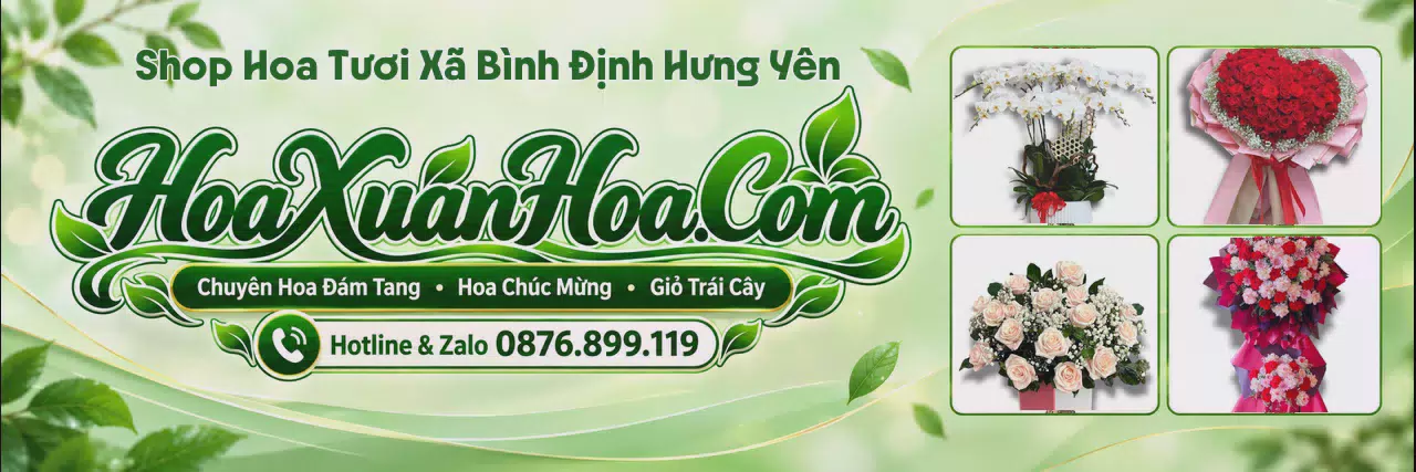 Ảnh bìa Shop Hoa Tươi Tại Xã Bình Định Hưng Yên - Shop Hoa Tươi Đặt Trực Tuyến