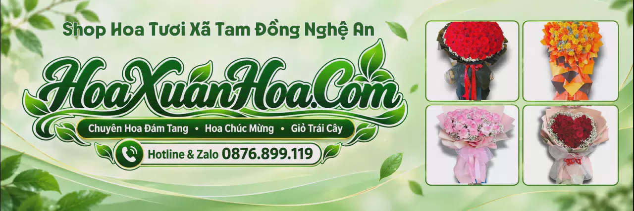 Ảnh bìa Tiệm Hoa Tươi Tại Xã Tam Đồng Nghệ An - Đặt Hoa Tươi Trực Tuyến