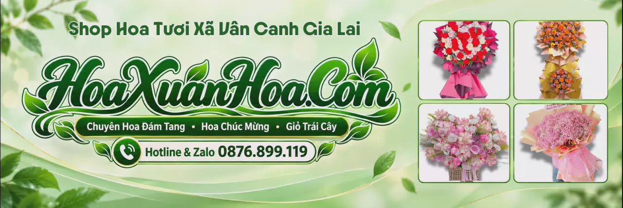 Ảnh bìa Shop Hoa Tươi Tại Xã Vân Canh Gia Lai - Tiệm Hoa Giao Hoa Tận Nhà