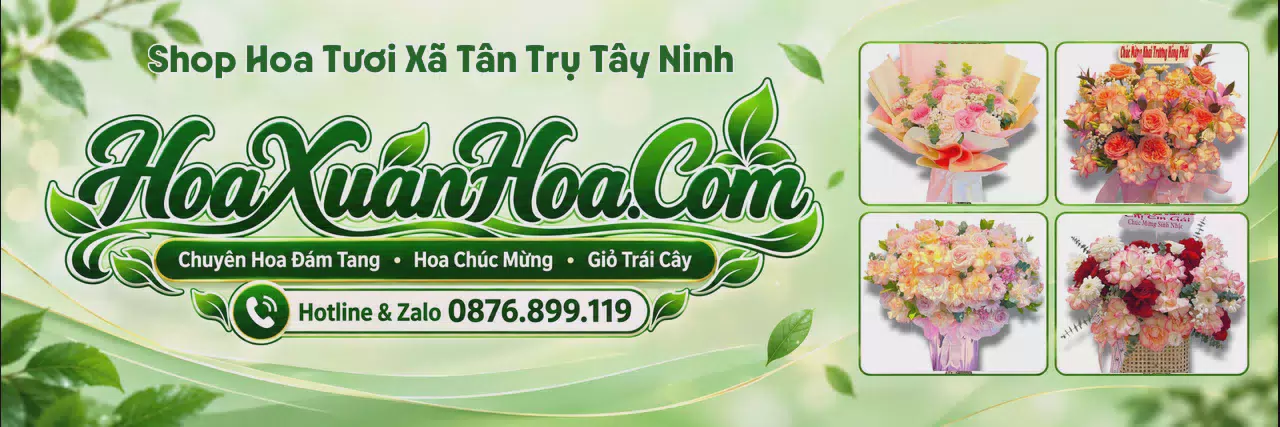 Ảnh bìa Shop Hoa Tươi Tại Xã Tân Trụ Tây Ninh - Đặt Hoa Dễ Dàng Nhanh Chóng