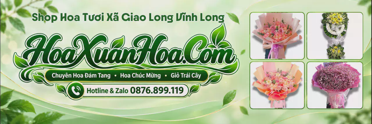 Ảnh bìa Shop Hoa Tươi Tại Xã Giao Long Vĩnh Long - Tiệm Hoa Tươi Gần Đây