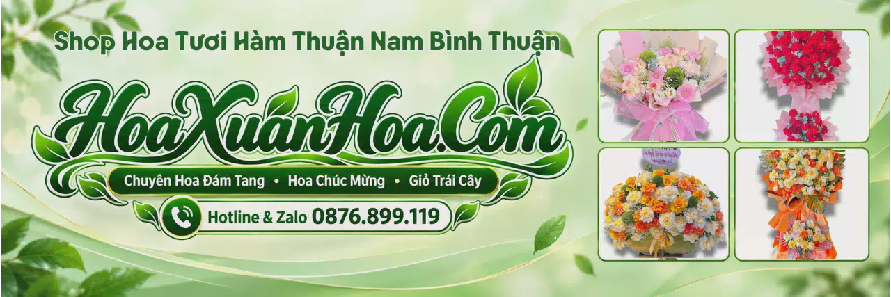 Ảnh bìa Shop Hoa Tươi Tại Hàm Thuận Nam Bình Thuận - Giao Hoa Tận Địa Chỉ