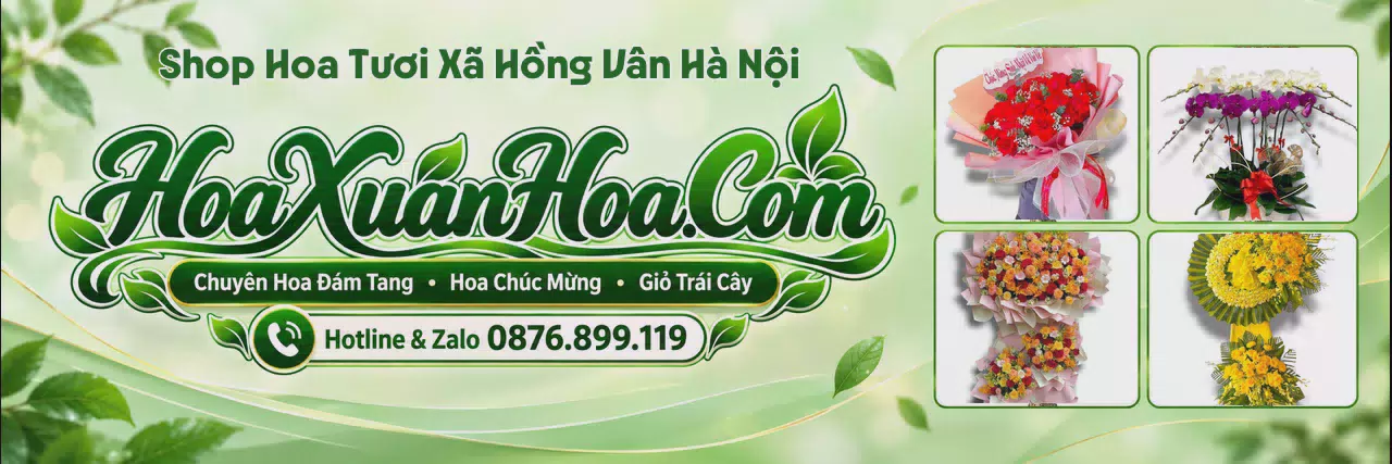 Ảnh bìa Tiệm Hoa Tươi Tại Xã Hồng Vân Hà Nội - Tiệm Hoa Tươi Giao Nhanh
