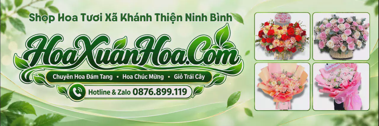 Ảnh bìa Tiệm Hoa Tươi Tại Xã Khánh Thiện Ninh Bình - Dịch Vụ Giao Hoa Tận Nơi
