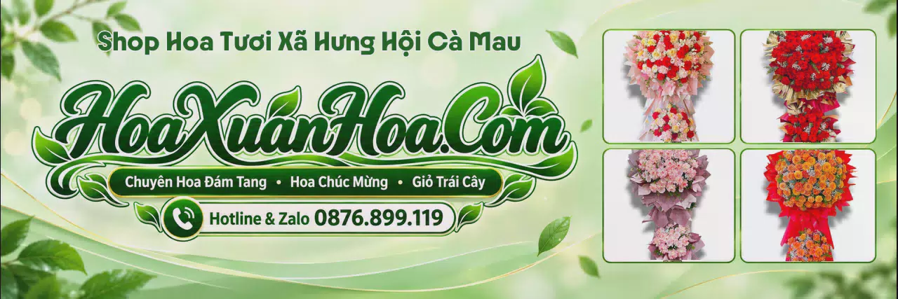 Ảnh bìa Cửa Hàng Hoa Tươi Tại Xã Hưng Hội Cà Mau - Shop Hoa Tươi Giao Trong Ngày