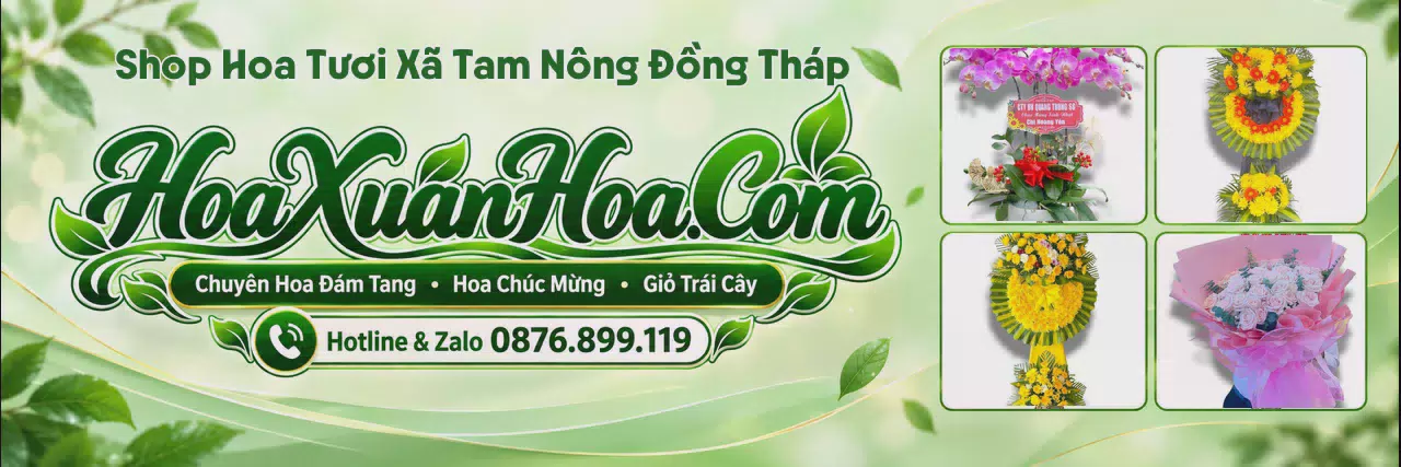 Ảnh bìa Shop Bán Hoa Tươi Tại Xã Tam Nông Đồng Tháp - Đặt Hoa Nhanh Trong Ngày