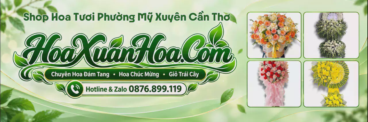 Ảnh bìa Tiệm Hoa Tươi Tại Phường Mỹ Xuyên Cần Thơ - Tiệm Hoa Nhận Giao Tận Nơi