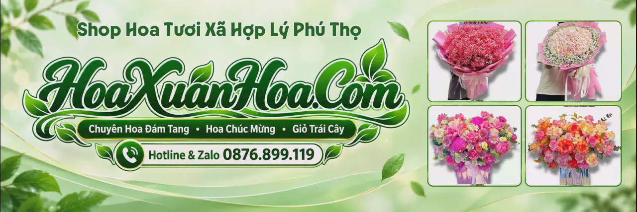 Ảnh bìa Cửa Hàng Hoa Tươi Tại Xã Hợp Lý Phú Thọ - Tiệm Hoa Giao Nhanh