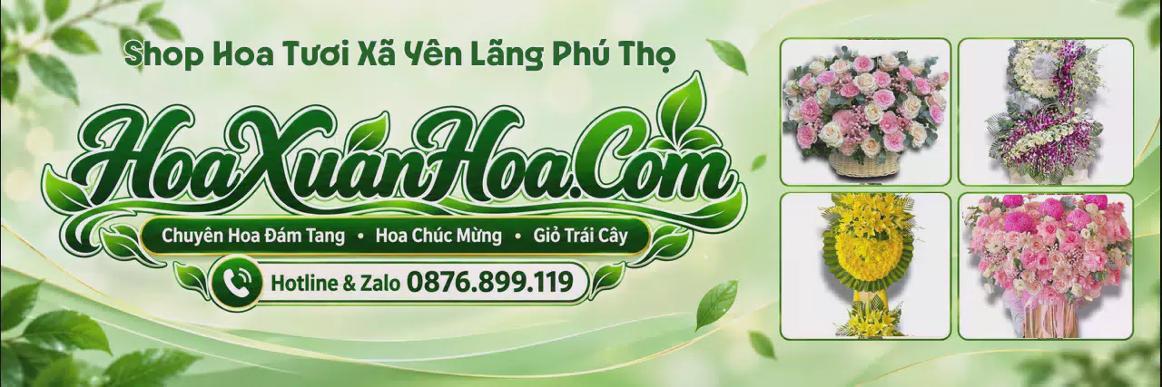 Ảnh bìa Tiệm Hoa Tươi Tại Xã Yên Lãng Phú Thọ - Nhận Đặt Hoa Online