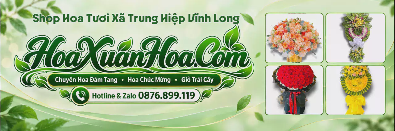 Ảnh bìa Cửa Hàng Bán Hoa Tươi Tại Xã Trung Hiệp Vĩnh Long - Tiệm Hoa Giao Nhanh