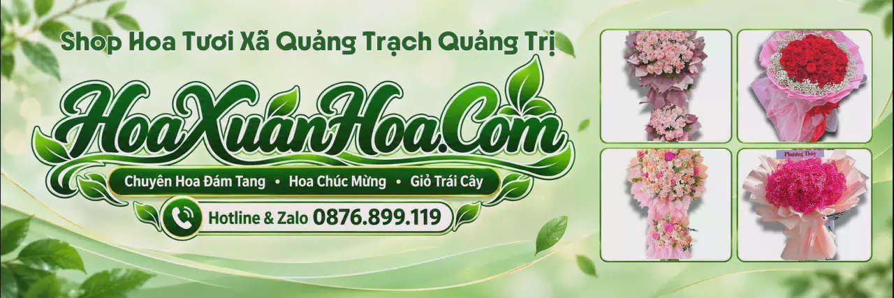 Ảnh bìa Tiệm Hoa Tươi Tại Xã Quảng Trạch Quảng Trị - Tiệm Hoa Tươi Gần Đây