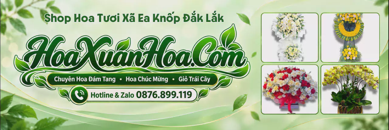 Ảnh bìa Tiệm Hoa Tươi Tại Xã Ea Knốp Đắk Lắk - Đặt Hoa Online Giao Tận Nhà