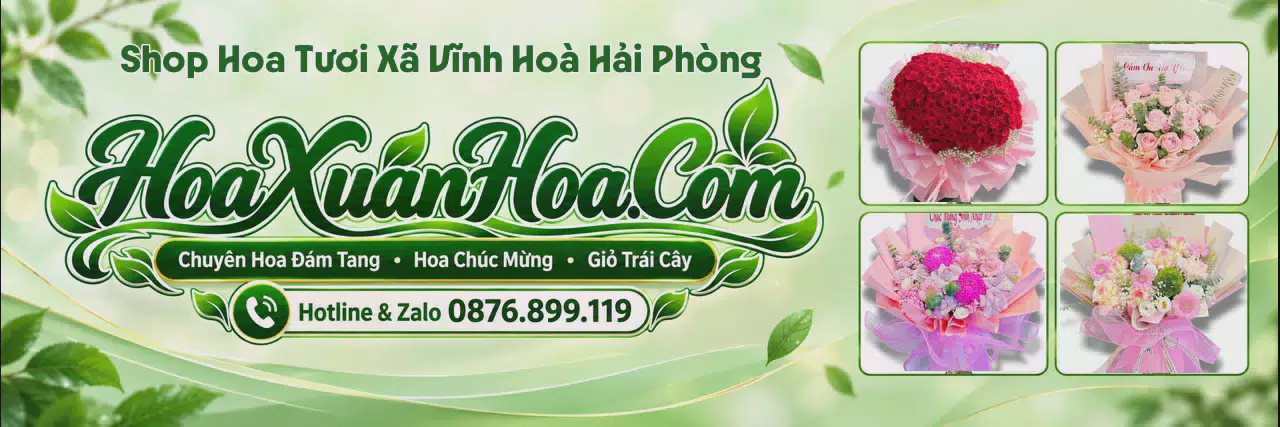 Ảnh bìa Đặt Hoa Tươi Tại Xã Vĩnh Hoà Hải Phòng - Dịch Vụ Hoa Tươi Tận Nơi