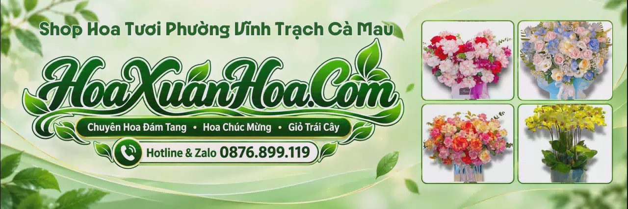 Ảnh bìa Shop Hoa Tươi Tại Phường Vĩnh Trạch Cà Mau - Đặt Hoa Online Giao Nhanh